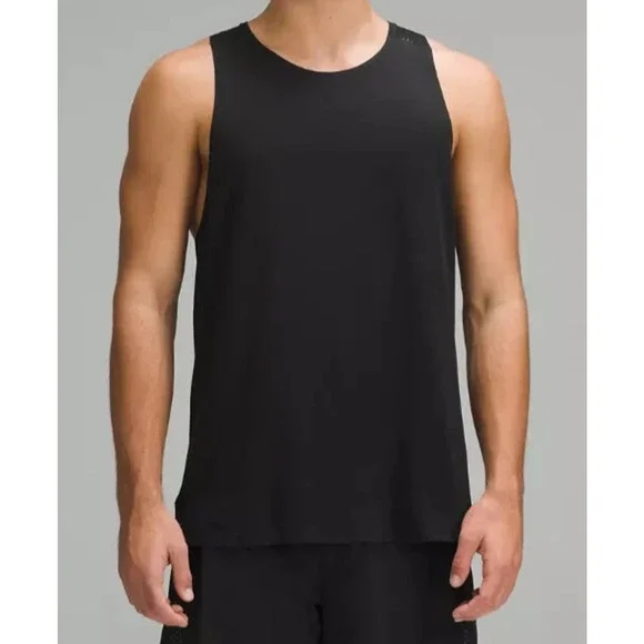 Lululemon Fast Free Singlet Tank Top Black Sleeveless Shirt Men's Size XXL - Picture 1 of 11